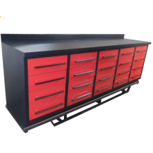 Good quality metal 20 drawer workbench cabinets for garage took keep use